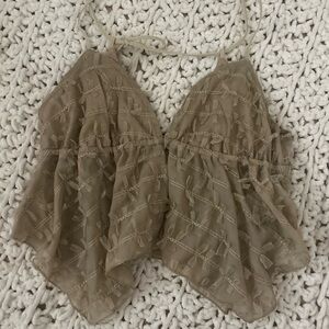 Edikted brown bow Women's Blouse